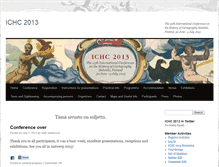 Tablet Screenshot of ichc2013.fi